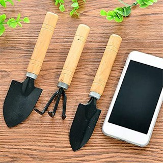 Bộ 3 Dụng Cụ Làm Vườn Cán Gỗ