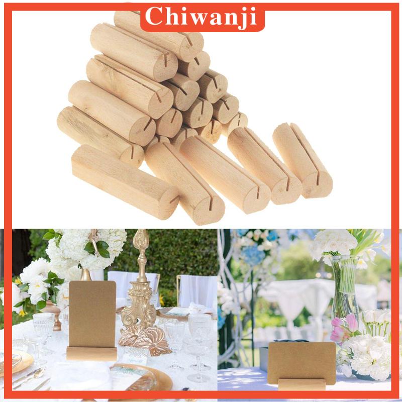 Set 20 Thẻ Gỗ Đánh Số Bàn Tiệc Cưới