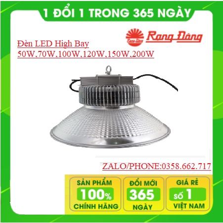 Đèn LED Nhà xưởng High Bay 50W,70W,100W,120W,150W,200W