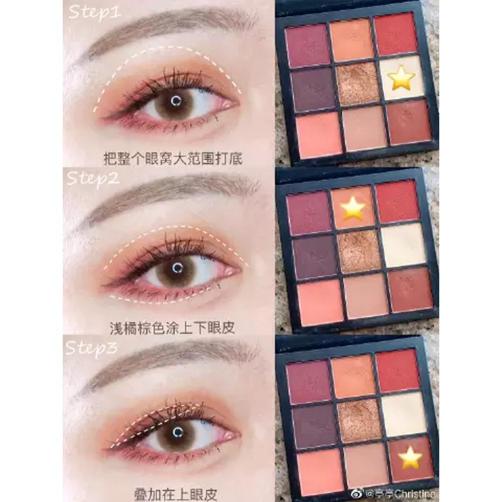 [Bill Mỹ- Auth] Bảng mắt Huda Obsessions 9 ô