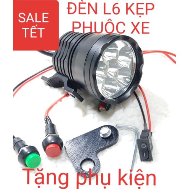 Đèn Trợ Sáng L6 CREE Hàng Loại 1 Chống Nước Tuyệt Đối Full Phụ Kiện