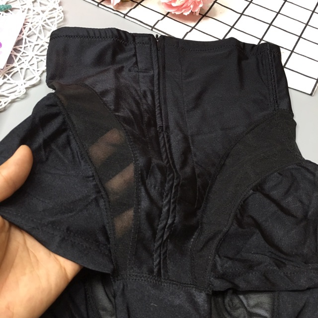 Quần lót gen nịt bụng lụa CẠP CAO nữ, có khoá kéo định hình và giảm mỡ vòng eo đủ size 42-65kg - 𝐆𝐁𝟎𝟐 | BigBuy360 - bigbuy360.vn
