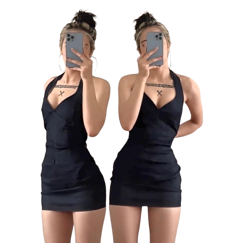 FINNS | Đầm yếm jeans Taivas Dress