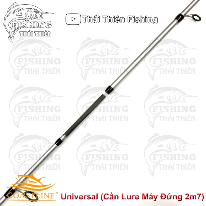 Cần Câu Lure Coastline Universal Máy Đứng 2m7 Chất Liệu Carbon Khoen 1 Chân, Cán Bần Chuyên Lóc, Chẽm, Mú