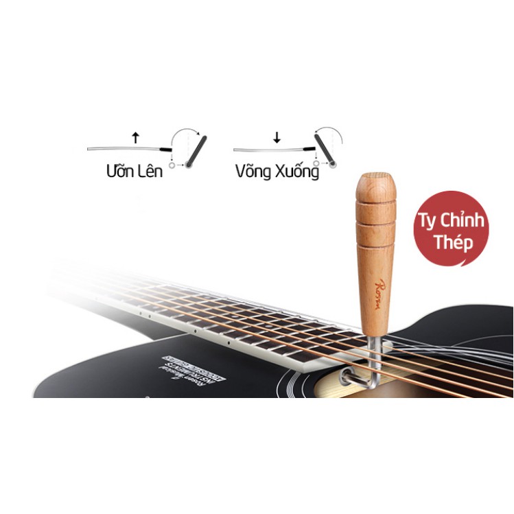 [Chính hãng] ĐÀN GUITAR ACOUSTIC ROSEN R135