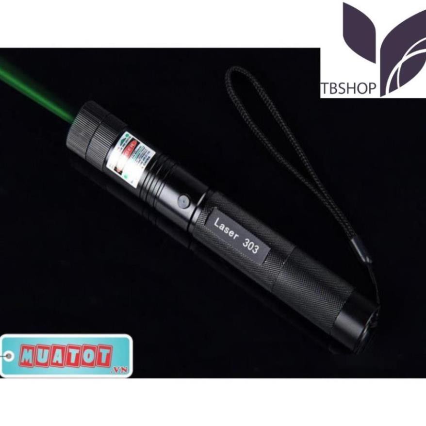 Đèn pin Laser 303 tia xanh,Đèn Laze xài pin sạc chiếu xa nhiều hình cực đẹp