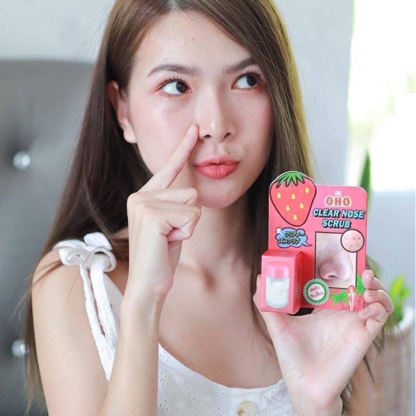 Tẩy da chết loại bỏ mụn đầu đen OHO Clear Nose Scrub Thái