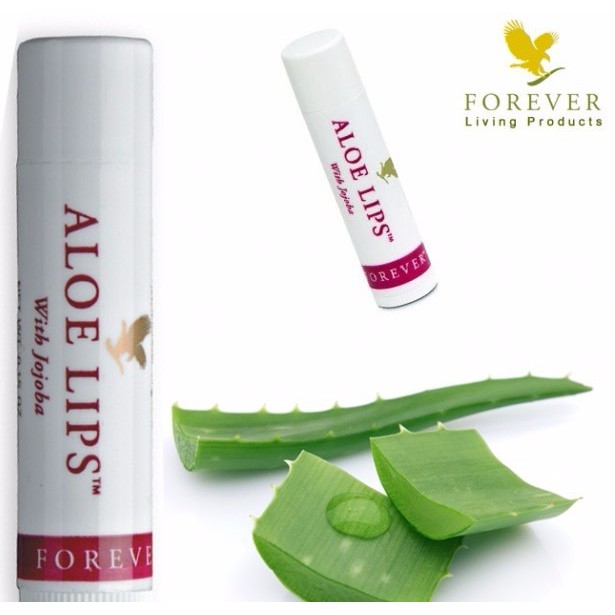Son dưỡng môi từ Lô Hội thiên nhiên Aloe Lips With Jojoba - Hàng chính hãng