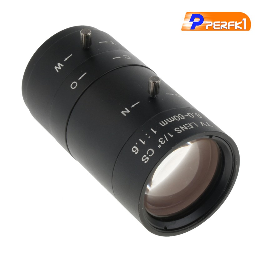 Giá Đỡ Ống Kính 6mm - 60mm 1 / 3 &quot;F1.6 Cho Máy Quay An Ninh Cctv