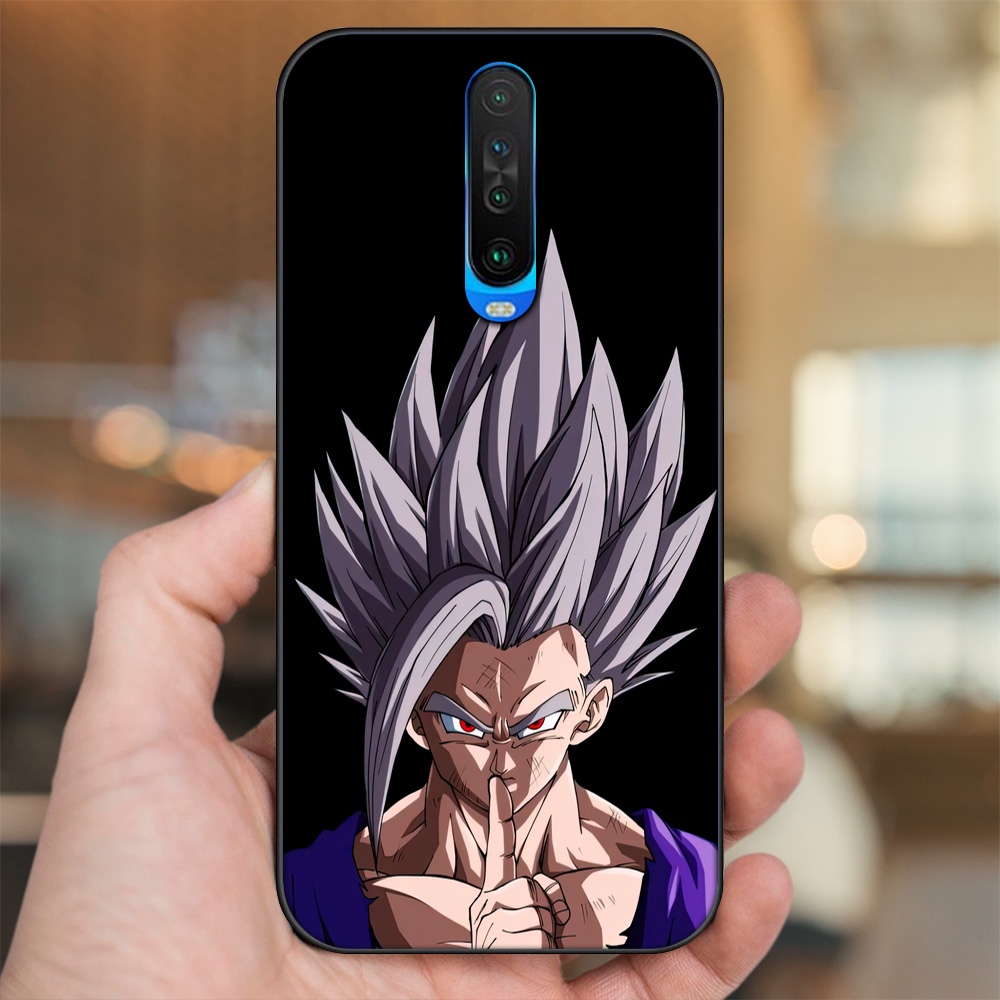 Ốp lưng Xiaomi K30 viền đen in hình Gohan Dragon Ball