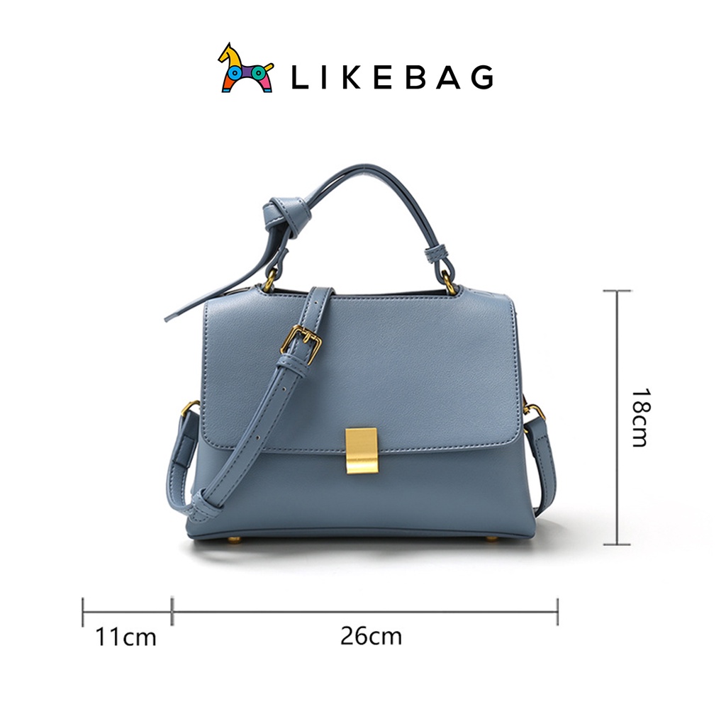 Túi xách nữ đeo vai thời trang LIKEBAG da PU cao cấp, kiểu dáng basic công sở 6129 - LIBAGI