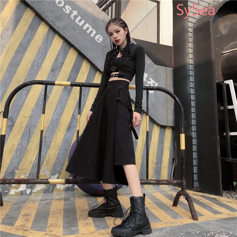 Chân Váy Chữ A Kiểu Cổ Điển Bất Đối Xứng Dành Cho Phụ Nữ Mùa Hè