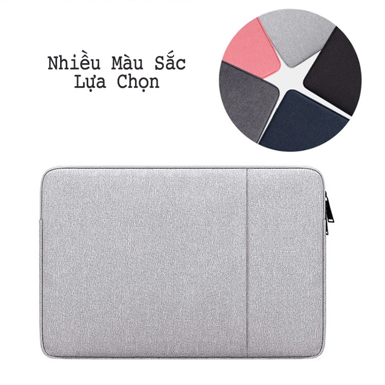 Túi chống sốc laptop, macbook 2 ngăn chống nước size 13.3 inch, 14 inch, 15 inch, 15.6 inch ins Keai Studio