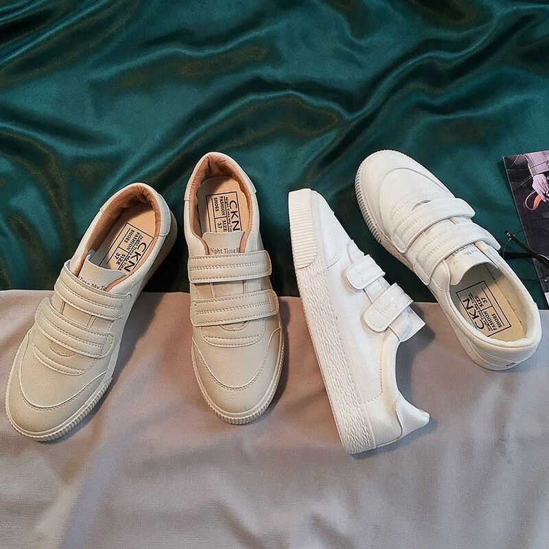 Giày thể thao khóa dán phong cách thời trang Hàn Quốc cá tính 2022 dành cho nữ