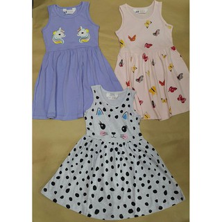 Váy cotton HM cho bé từ 1-10 tuổi