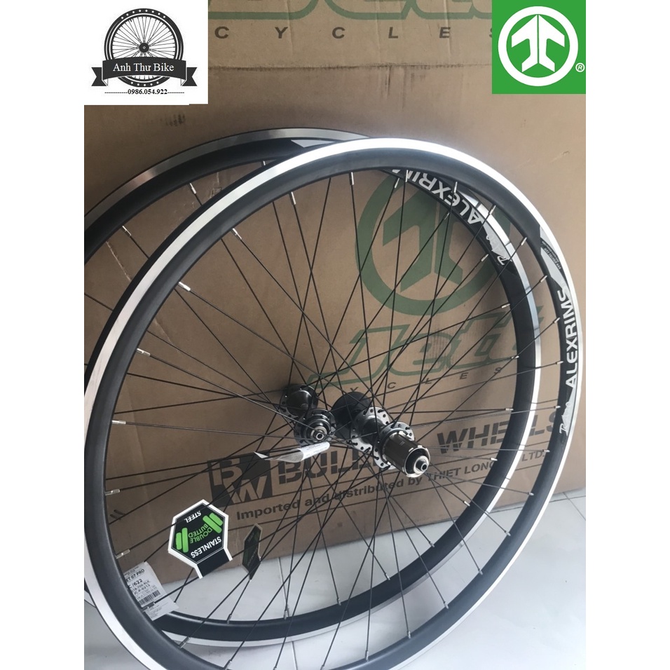 Bộ vành nhôm xe đạp JETT CYCLES 700C BULLET 07 Pro