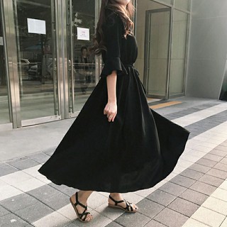 VÁY TAY LỠ DÁNG DÀI CỰC XINH