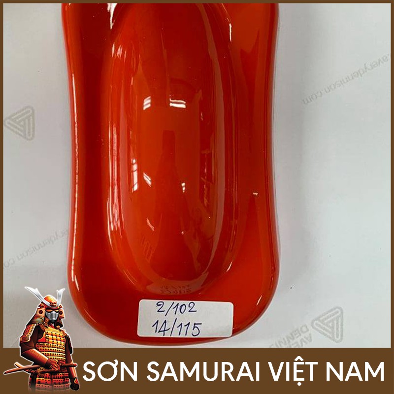 Sơn Samurai Việt Nam - Combo Son Xit Samurai Màu Cam 115