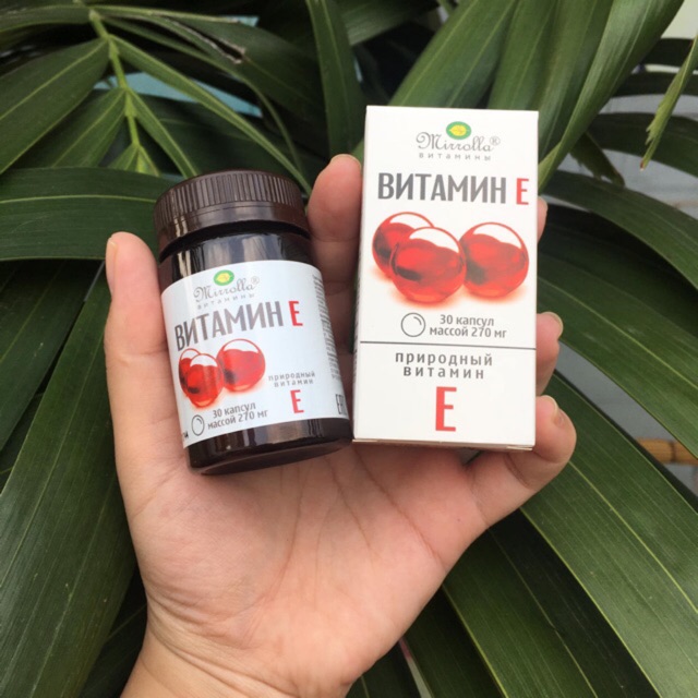 Vitamin E Mirrolla - Vitamin E đỏ của Nga