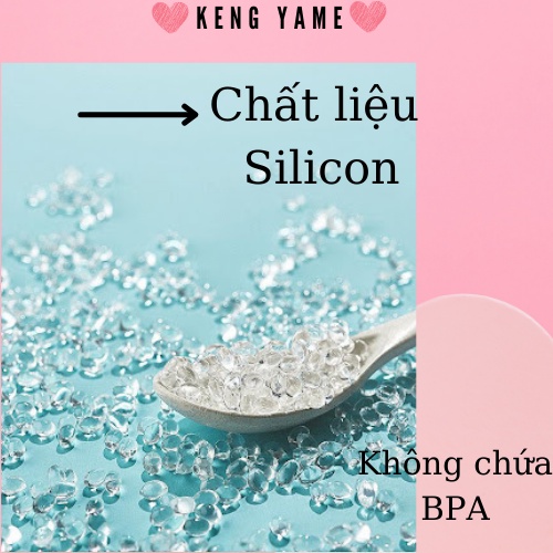 Yếm ăn dặm cho bé SILICON CAO CẤP yếm cho bé tập ăn dặm, yếm máng