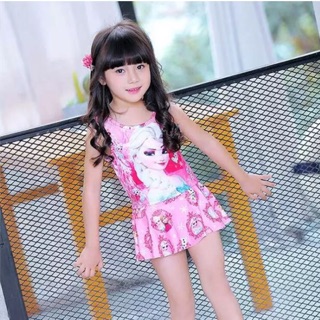 Đồ bơi bé gái (kèm mũ bơi) TE16
