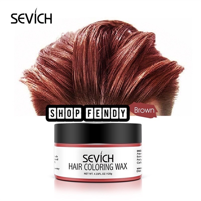 Sáp đổi màu tạm thời SEVICH màu nâu socola 120g/hộp
