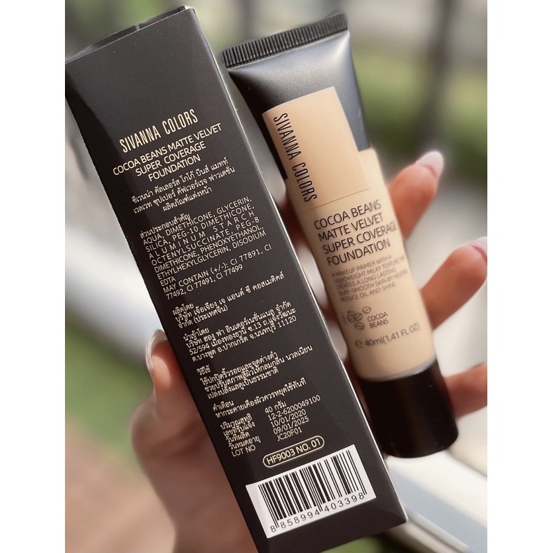 KEM NỀN SIVANNA THÁI LAN VELVET SUPER COVERAGE