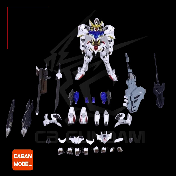 MÔ HÌNH LẮP RÁP GUNDAM MG 1/100 DABAN 8818 GUNDAM BARBATOS 4TH & 6TH FORM VER HIRM GUNPLA