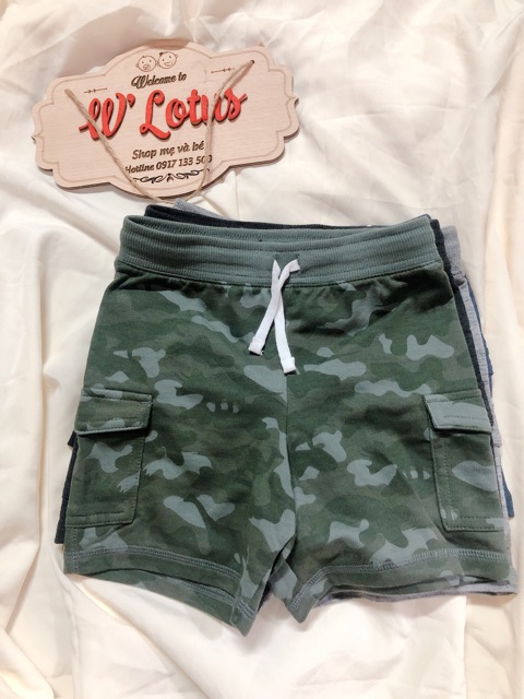 Quần đùi short thun bé trai xuất xịn Jumping size 1-5t