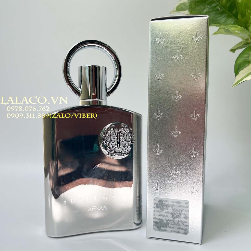 Nước Hoa Nam Afnan Supremacy Silver EDP 100ml