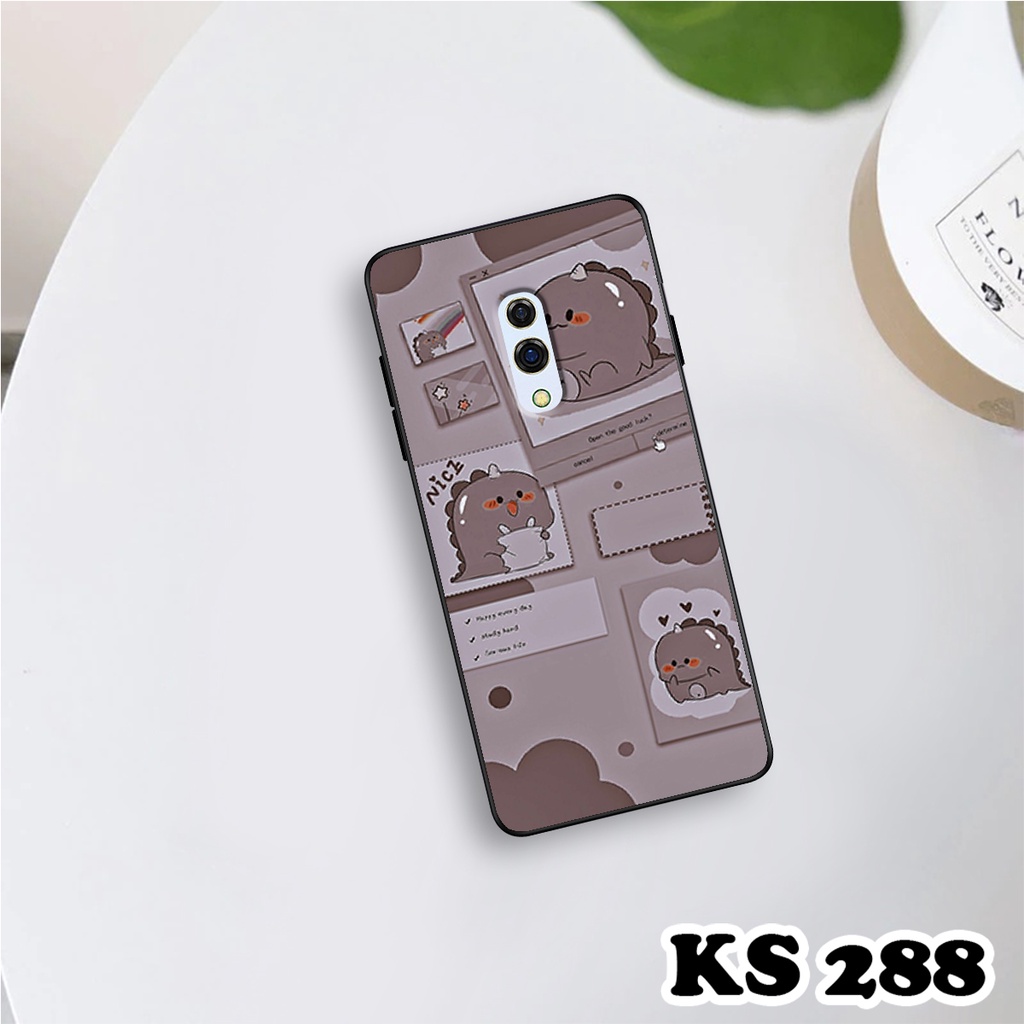 Ốp lưng Oppo K3 - Ốp Oppo in hình khủng long DinoCute - Lưng nhám viền TPU