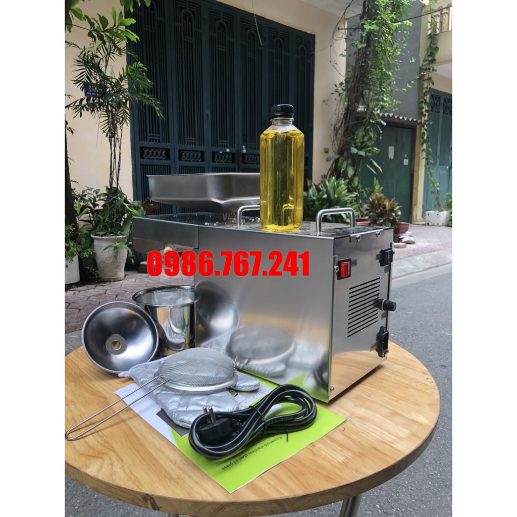 Máy ép dầu đa năng giá rẻ ED01, ép dầu được nhiều loại thực vật như mè, vừng, lạc, hạt cải,...