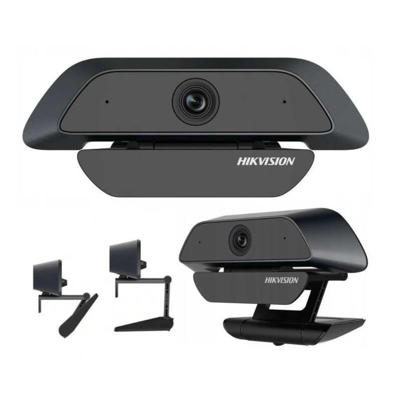 Webcam máy tính Hikvision DS-U12 độ phân giải hình ảnh full hd 1080p, tích hợp mic thu âm, cổng kết nối USB 2.0
