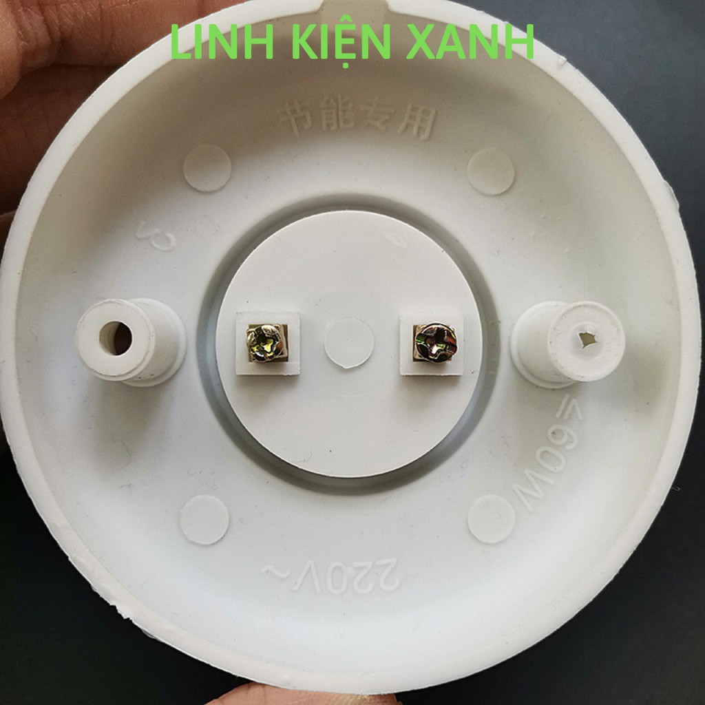 Đui đèn gắn ốp trần tường vuông thẳng 90