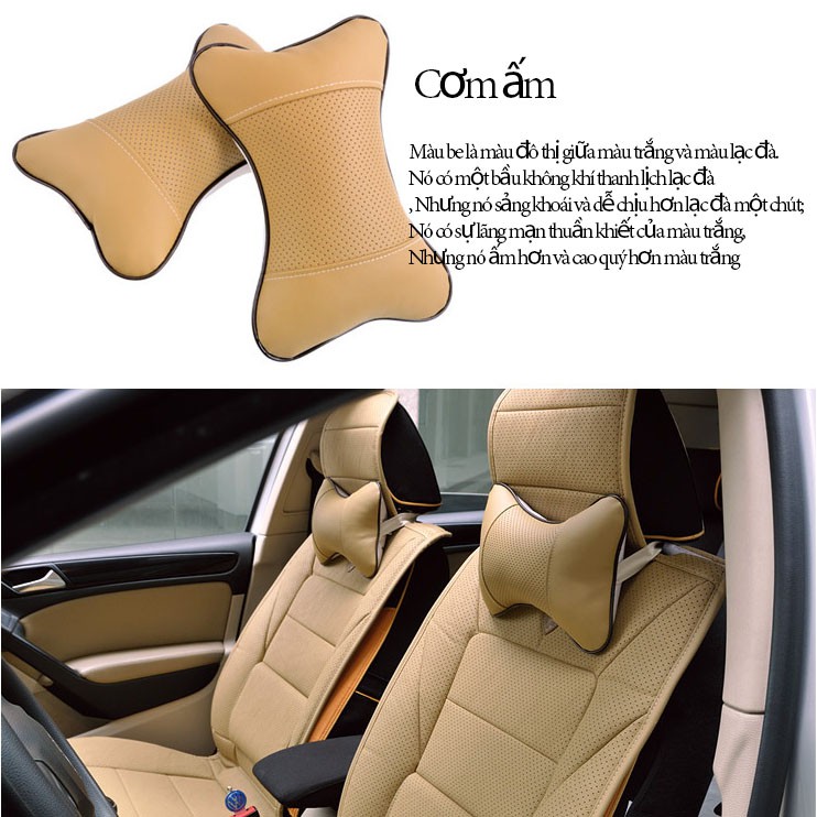 Car custom neck pillow car bone pillow four seasons universal 25 * 17 car PU head pillow