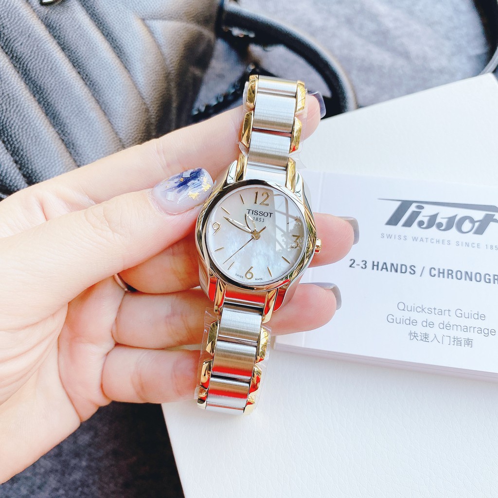 Đồng hồ nữ Tissot  t-wave T023.210.22.117.00 - màu demi sang trọng dành cho nàng tay vừa và nhỏ