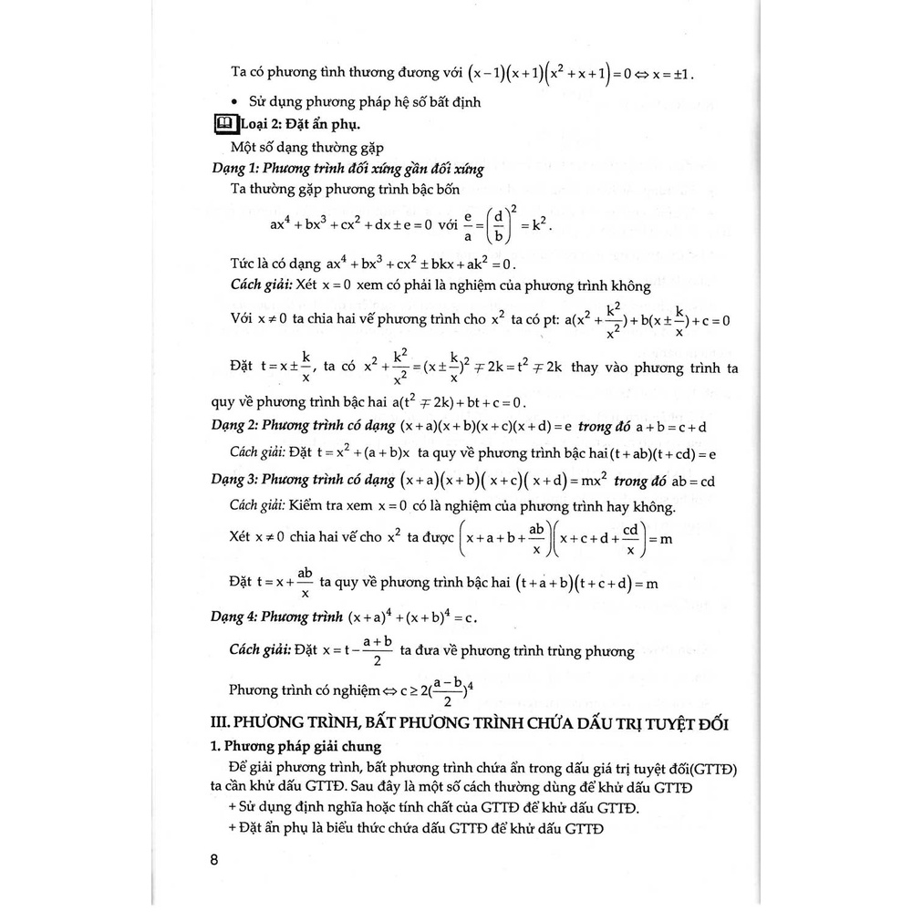 Sách - Bí Quyết Đạt Điểm 10 Môn Toán Chuyên Đề Phương Trình - Bất Pt - Hệ Pt - Bất Đẳng Thức - Min Max- Nguyễn Phú Khánh