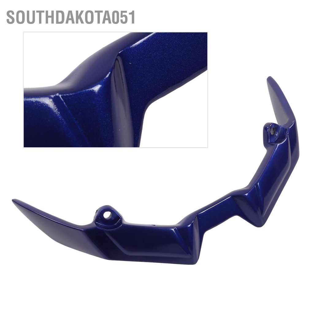 Southdakota051 Xe máy phía trước Fairing Winglet ABS màu xanh lam chịu nhiệt mài mòn Thay thế cho MT ‑ 15 2019+