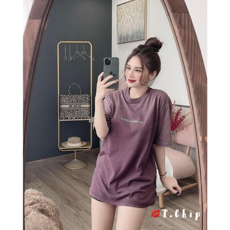 Áo phông loang chữ DG hàng QCL1