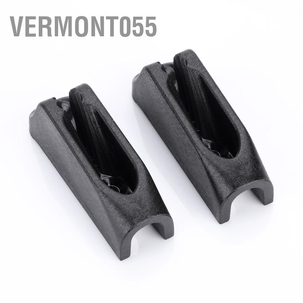 Hàng Hot 1 cặp dây đai dây nhựa màu đen bền cho thuyền kayak Xuồng chèo thuyền Hàng giao ngayVermont055