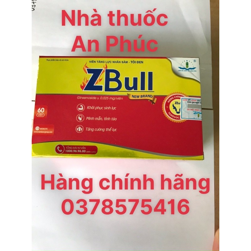 zbull hộp 60 viên
