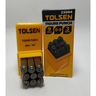 Bộ Đóng Số 9 CâyTolsen 25094 3mm