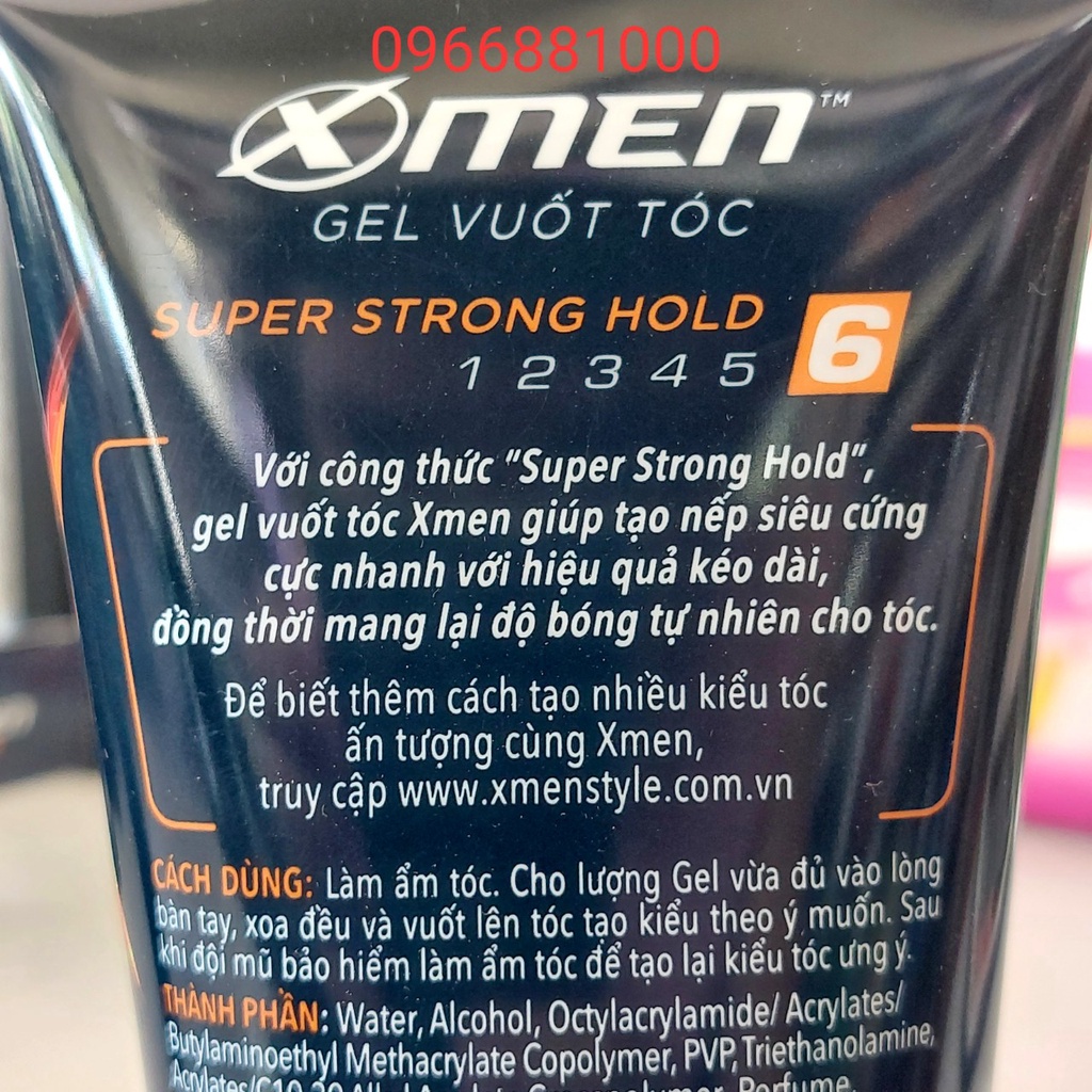 Xmen Gel Vuốt Tóc 150g