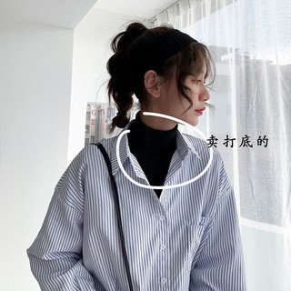 Áo thun tay dài cổ lọ thời trang cho nữ
