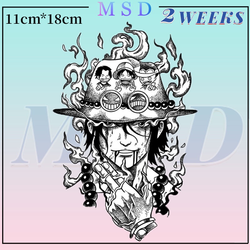 Hình Xăm Dán Tạm Thời Trong One Piece 15 Ngày Chống Thấm Nước