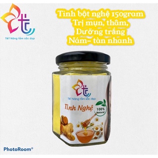 Tinh bột nghệ vàng đắp mặt nạ