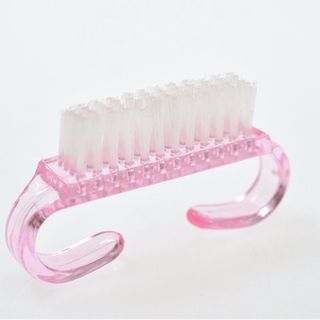 Gelfavor 1 Chiếc Làm Sạch Nhựa Bàn Chải Móng Tay Dụng Cụ Tập Tin Móng Tay Nghệ Thuật Chăm Sóc Móng Tay Làm Móng Chân Mềm Loại Bỏ Nghệ Thuật