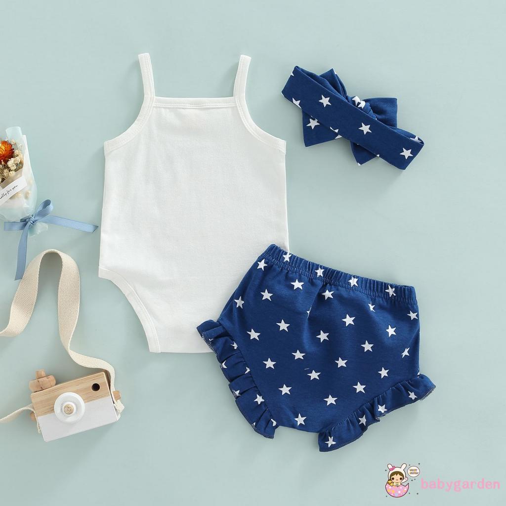 Bộ Áo Liền Quần Hai Dây In Hình Cầu Vồng Cho Bé Gái 0-18 Tháng Tuổi