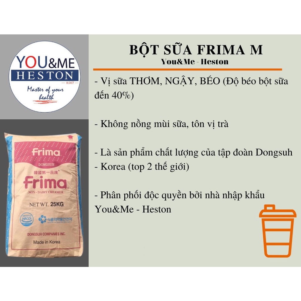 Bột sữa Frima M túi 1kg Hàn Quốc