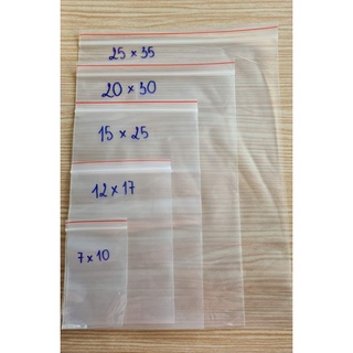 1kg túi zipper chỉ đỏ loại đẹp dày ❤